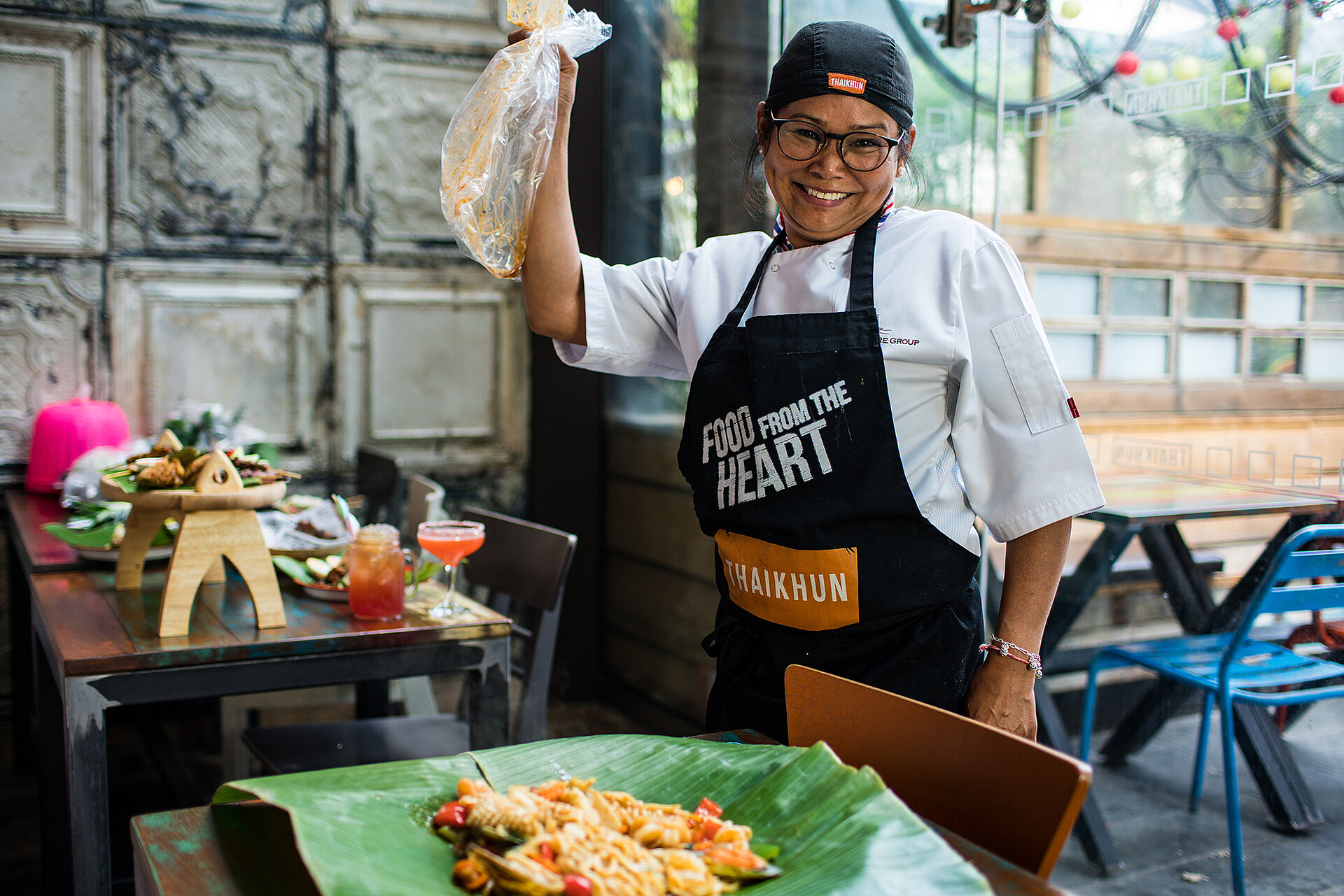 Thaikhun thai street food Kim chef and owner