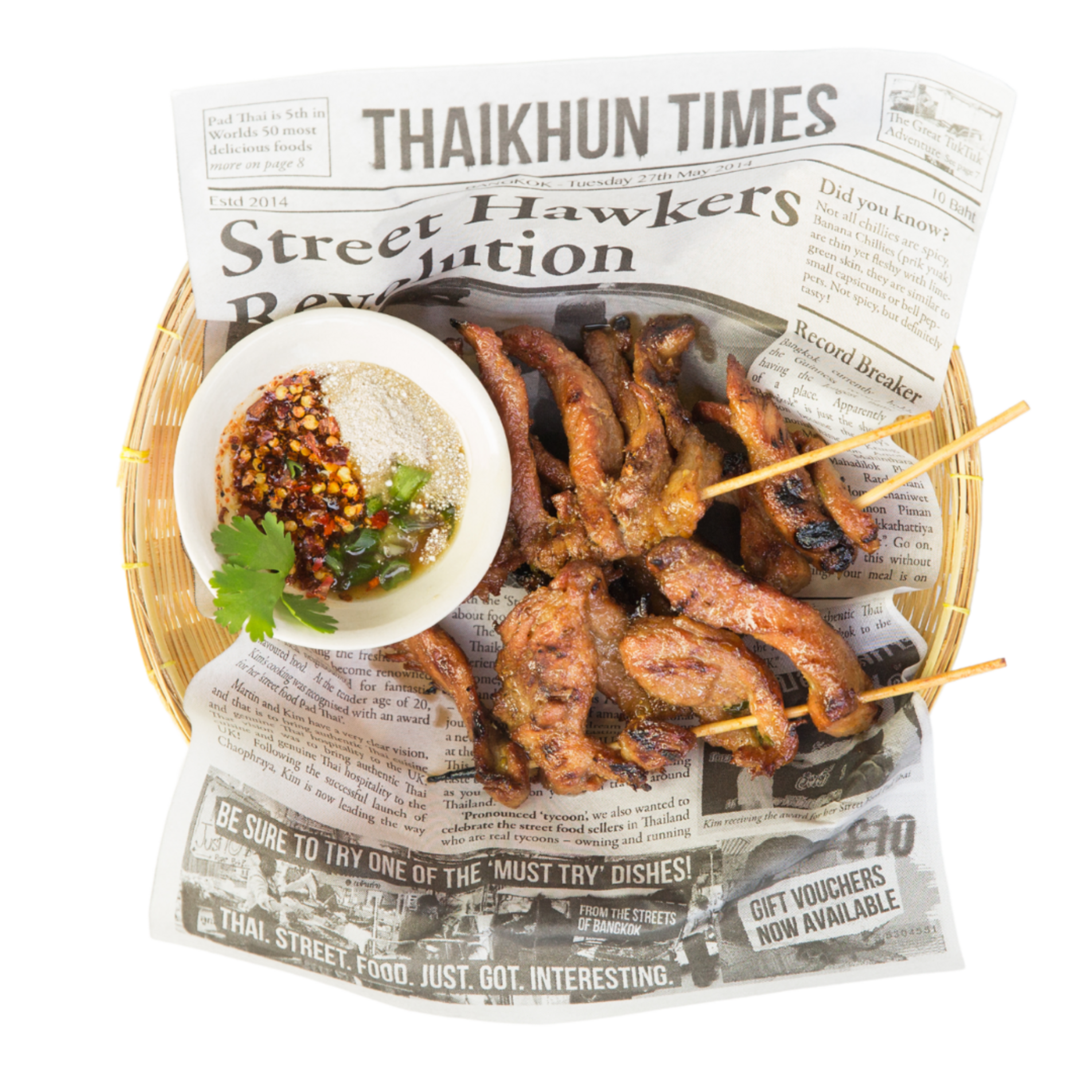 Thaikhun Thai street food pork skewers
